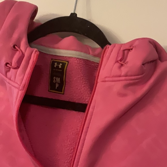 Hot pink under armour storm zip up hoodie - Picture 4 of 6